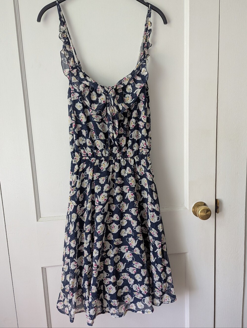 Disney Lauren Conrad Chiffon Alice In Wonderland Mad Hatter Tea Party Dress XXL - Picture 3 of 12